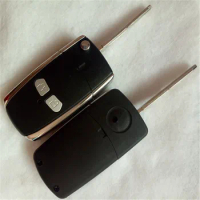 DAKATU 2 Buttons Modified Flip Folding Remote Key Shell for Mitsubishi Lancer Car Key Blanks Case