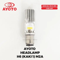 Lampu Utama Led AYOTO M2A H6 AC DC motor matic bebek