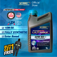SIRIM CERTIFIED Senarco Nano Activ Ultimax 10W50 Fully Synthetic 4-Stroke Motorcycle Engine Oil