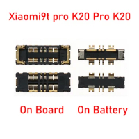 5PCS Inner Battery FPC Connector Clip Contact For XiaoMi Mi 9 11 CC9e Play A3 F1 9t Pro Redmi 7 K30 Note7 Pro Note8 K20Pro K20