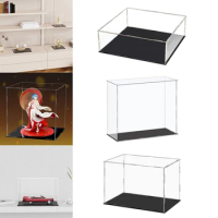 Clear Acrylic Display Case Countertop Box Organizer Stand Dustproof Protection Showcase for Action Figures Toys Collectibles