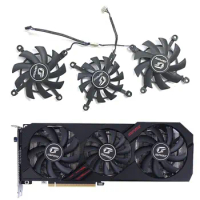 3PCS 85MM 75MM 4PIN GTX1660 Ultra GPU fan suitable for colorful iGame GTX 1660 1650 Ultra RTX 2060 Ultra card cooling fan