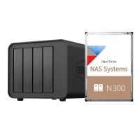 Combo Thiết bị lưu trữ DAS TerraMaster D4-320 4-bay  và Ổ Cứng HDD N300 Hàng Chính Hãng - Storage Sh