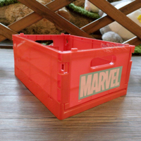 真愛日本 漫威折疊收納盒 可摺疊收納盒S 漫威Logo紅 折疊盒 收納盒 置物盒 儲物箱 儲物 整理收納盒