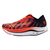 MIZUNO 美津濃 路跑鞋 男鞋 運動鞋 2E楦 REBBELLION FLASH 橘黑 J1GC241701