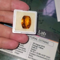 Natural Citrine, batu citrine plus memo istimewa