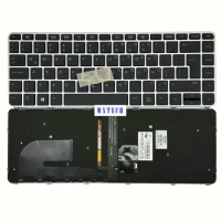 New Latin Spanish Laptop keyboard for HP EliteBook 840 G3 745 G3 745 G4 840 G4 848 G4 w/Backlit w/point w/silver frame