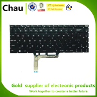 Chau New For MSI GS65 Stealth 8SE 8SF 8SG Thin 8RE 8RF 9SD 9SE 9SF 9SG Laptop Keyboard US Black With Per-Key RGB Backlight