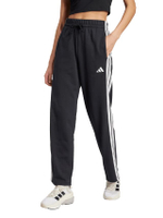 กางเกงขายาวผู้หญิง ชายแบบปล่อยผ้าเฟรนช์เทอร์รีย์ Essentials 3-Stripes รุ่น JW7182 สี Black / Blackwh