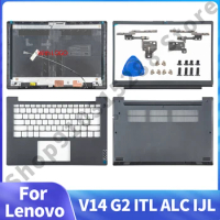 Laptop Housing Case For Lenovo V14 G2 ITL ALC IJL LCD Back Cover Bezel Palmrest Bottom Case Hinges Touchpad Replacement