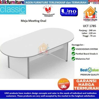 UCT 1785 UNO Meja Rapat Meja Meeting OVAL 240 cm