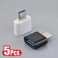 5pcs Type C Adapter Converter Type C to USB Adapter Thunderbolt 3 Type-C Adapter OTG Cable for Laptop PC Xiaomi Samsung USB OTG
