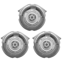 3 Pieces SH50/52 Shaver Replacement Heads for Philips Norelco Series 5000 and AquaTouch Shavers