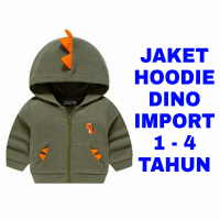 WK JAKET HOODIE DINO IMPORT ANAK LAKI LAKI SWEATER ANAK COWOK DINOSAUR