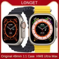 Watch Ultra 49mm Smart Watch HW8 Ultra Max Smartwatch Men Original Heart Rate Blood Sugar Fitness SOS Replica PK WS8 DT8 IWO W58