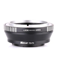 KECAY FD-FX Lens Adapter Ring for Canon FD Mount Lens to Fujifilm FX Mount X-Pro1 X-E1 X-A1 X-M1 Cameras Body 4