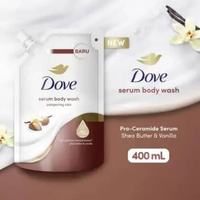 Sabun Mandi Cair Botol Dove Beauty Nourishing, Cucumber Green Tea, Yuzu, Pomegranate, Rose, White Pe