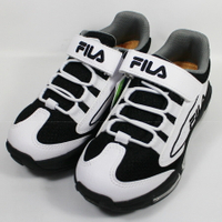 FILA KIDS 大童鞋 全氣墊 籃球鞋 運動鞋 魔鬼氈 足弓支撐3-B802X-100黑白 [陽光樂活](E8)