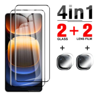 4in1 Full Cover curved screen protector For vivo iQOO 12 Pro 2023 Tempered Glass iQOO 12Pro IQOO12 Camera Lens Protective Glass