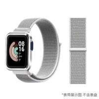 Nylon Bracelets For Xiaomi Mi Watch Lite Case Metal Protector Case Frame Strap For Xiaomi Mi Watch Lite Bumper Correa Band