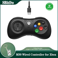 8BitDo M30 Wired Game Controller，USB Gamepad with 6-Button for Xbox Series X、Xbox Series S、Xbox One、PC Windows 10 and Above