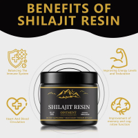 Hot-selling Shilajit resin 30g/bottle from the source manufacturer, supports OEM