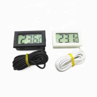 Factory FY10 Digital LCD Aquarium Fridge Freezer Water Temperature Meter gauge monitor Thermometer FY-10