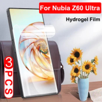3PCS Hydrogel Film For Nubia Z60 Ultra Screen Protector Soft Cover For Nubia Z60Ultra Protective Film For ZTE Nubia Z 60 Ultra