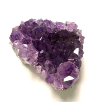 Natural Raw Purple Brazilian Crystal Cluster Amethyst Quartzs Druzy Geode Healing Stones Specimen Home Decoration Crafts Orname
