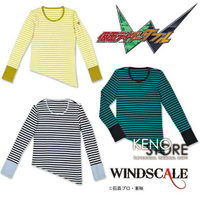 【可訂】假面騎士W WIND SCALE 菲利普 橫條紋 圓領 長袖T恤