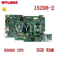 15298-2 with N3060 CPU 2G RAM Notebook Mainboard For dell inspiron 3168 Laptop Motherboard 09TWCD 100% well working