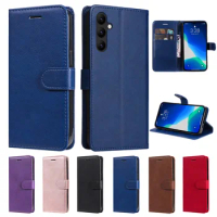 For Samsung Galaxy A34 Case Leather Magnetic Flip Wallet Card Holder Phone Cover For Samsung A34 A 34 5G SM-A346B A346E Coque
