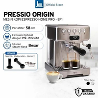 Joil Pressio Origin Mesin Kopi Espresso Machine 58mm Coffee Maker Rumahan - EP1 Black