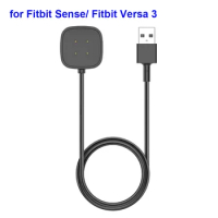 Charger for Fitbit Versa 4 Replacement Charging Dock Cable for Fitbit Sense 2 Versa 3 Smart Watch Portable Power Cord Official