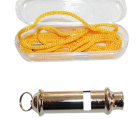 Dog whistles police whistle steel military whistles with lanyard rope outdoor sport tools lifesaving tool