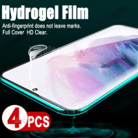 4pcs Hydrogel Film For Samsung Galaxy S21 Ultra Plus FE 5G S 21 21FE 21Ultra S21Ultra S21FE 5 G Phone Screen Protector Not Glass