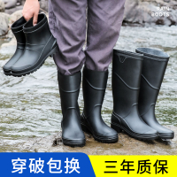 雨鞋男 士水鞋 雨靴防 水防滑 高筒中 筒低幫短筒加絨膠鞋釣魚水靴男士