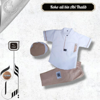 > FREE 1 TAS BELI 2 SETEL BAJU KOKO+ 2 PECI MIKI HAT <Setelan baju Celana muslim koko kurta TQ kids 