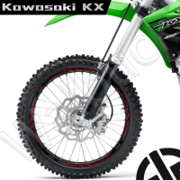 21‘’19‘’Motorcycle Wheel Sticker Decal Reflective Motocross Rim Stripe Tape Hub Accessories For Kawasaki KX 250F 2004-2021 450