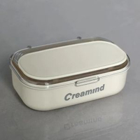 大皂盒帶蓋番梘盒漏瀝水肥皂盒子肥皂架雙層翻蓋大號洗衣皂盒