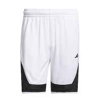 Adidas Pro Block Short IX1849 男 籃球褲 短褲 亞洲版 運動 訓練 吸濕排汗 白黑
