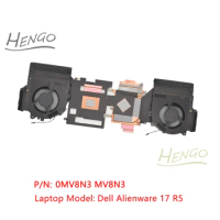 0MV8N3 MV8N3 Black Original New For Dell Alienware 17 R5 AMD CPU Cooling Fan Heatsink Cooler
