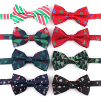 ใหม่คริสต์มาส Bow Tie เสื้อลำลอง Bow Ties สำหรับผู้ชายผู้หญิง Bow Knot ผู้ใหญ่ Jacquard Bow Ties Cravats Party Bowties สำหรับของขวัญ,Kk-001