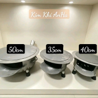 Bếp Củi Thông Minh Không Khói – Nấu Nhanh, Không Đen Nồi, 3 Size 35/40/50cm Siêu Tiện