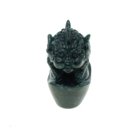 【喜緣玉品】天然翡翠嘟嘟貔貅大元寶擺件(直)