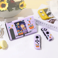 Halloween Party Protective Case for Switch Oled, Soft TPU Slim Cover for Nintendo Switch Console,NS Game Accessorie
