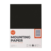 FLYING กระดาษรองผลงาน A4 200g สีดำ ขนาด 25x35 ซม. แพ็ค 20 แผ่น