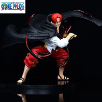 18cm One Piece GK Shanks Anime Figure Four Emperors Red Hair Manga Statue PVC Action Figurine Collectible Model Toys Gifts