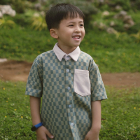 ARLO SHIRT & PANTS | Play and Court | Kemeja Anak Laki-Laki | Atasan Anak | Celana Pendek Anak