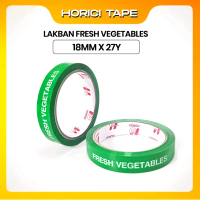 Selotip HORICI Isolasi Fresh Sayur dan Buah 18mm*72yard - Merek Khusus untuk Sayuran